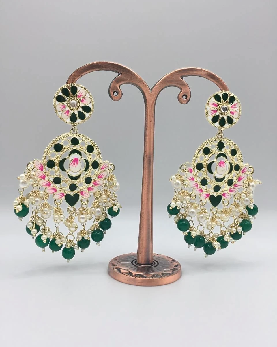 Light Weight Meenawork Sahara Earrings